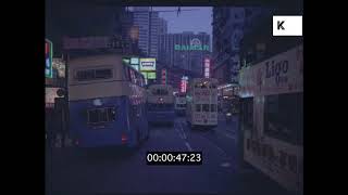 1970s, 1980s Hong Kong at Night, 35mm