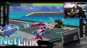 Sega Saturn Netlink Match #15 | Virtual On: Cyber Troopers | Online Multiplayer (VoiP)