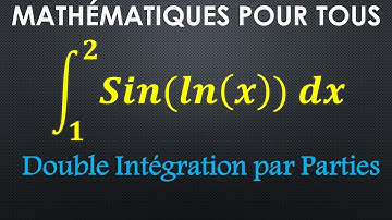 Intégrale du Sinus du Logarithme Népérien avec Double Intégration par Parties