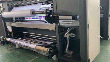 Yaselan Double-sided Synchronous Printing Sublimation Printer Printing on Fabrics i3200-A1 heads