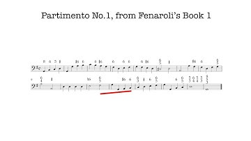 Video 9.2--Fenaroli, Book 1, No. 1