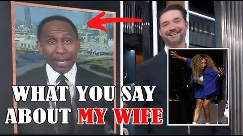Stephen A Smith PUNKED Live on TV by Serena Williams Husband Alexis Ohanian "WHAT ABOUT MY WIFE?!"