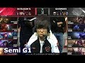 SKT vs G2 - Game 1 | Semi Finals S9 LoL Worlds 2019 | SK Telecom T1 vs G2 eSports G1