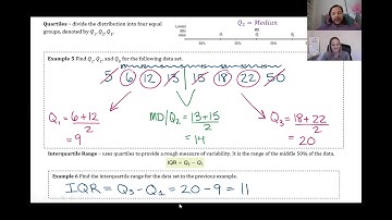Statistical Methods (STA 2023) - Sections 3.3 and 3.4
