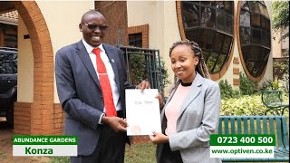 Optiven CEO Surprises Client with a Title Deed