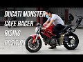 TAK SAKIT PINGGANG KE? | DUCATI MONSTER 796 CONVERT MODERN CAFE RACER