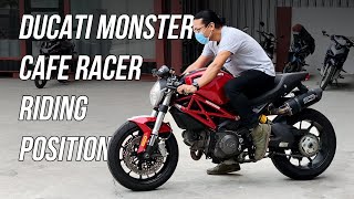 TAK SAKIT PINGGANG KE? | DUCATI MONSTER 796 CONVERT MODERN CAFE RACER