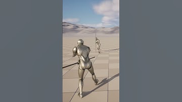 Mage Staff: Fire - Combat Mode Locomotion  #gamedevelopment #unrealengine #motioncapture #elemental