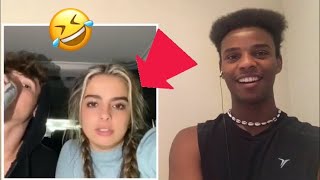 Addison Rae &amp; Bryce Hall Instagram Live Reaction ARE THEY DATING AGAIN?😱