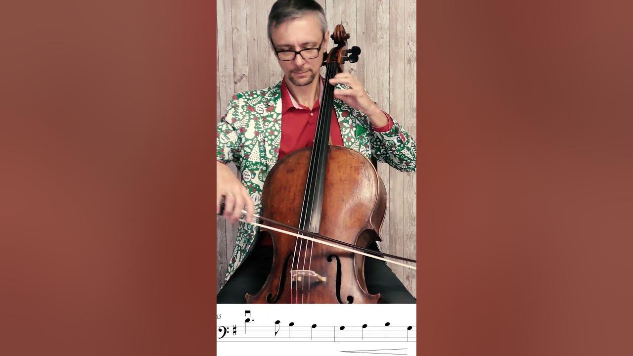 Deck the Halls for Cello Solo with Sheet Music #christmascarol