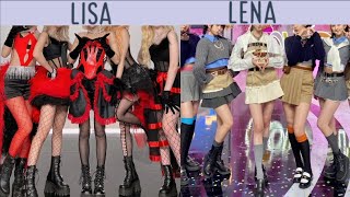 LISA or LENA kpop idol lifestyle edition |agency,stage outfits,dance practice,concepts,etc.|