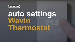 Auto settings for comfort and economy