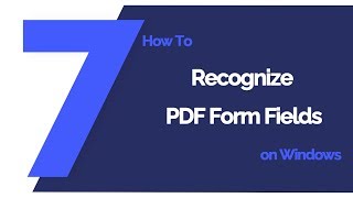 how to recognize pdf form fields on windows | pdfelement 7