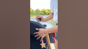 How to make the car trunk open automatically?#driving #skills #tips #knowledge #fpy