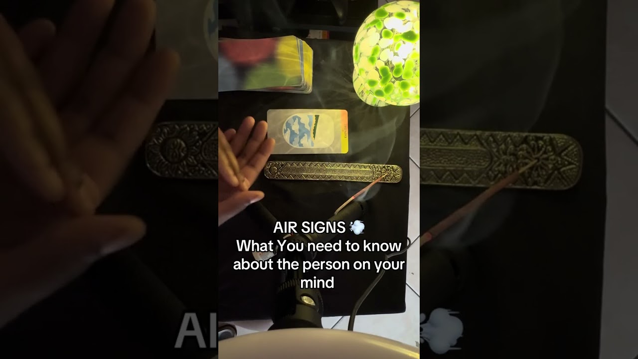 AIR SIGNS 💨 What do you need to know about the person on your mind 