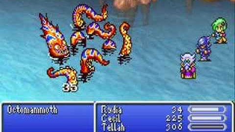 final fantasy IV - Octomammoth