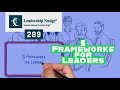 5 Frameworks for Leaders - Leadership Nudge #289