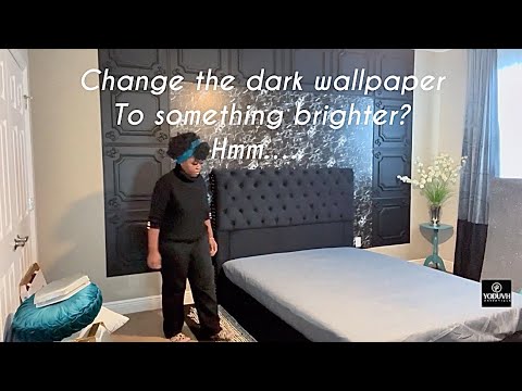 EXTRA VISITORS ROOM HAD TO BE DONE - DIY WALL IDEAS