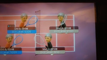 Wii Sports Tennis - Custom CPU Mii Test