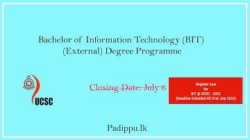 Bachelor of Information Technology (BIT) (External) Degree in Tamil || BIT வெளிவாரி பட்டப்படிப்பு