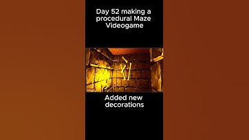 Day 52 making a procedural Maze Videogame.Play It on Itch.io:KurjusGames/TheMaze#gamedevblog#shorts