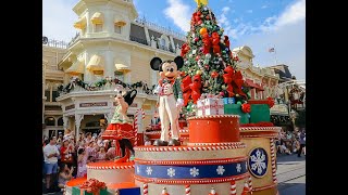 Mickey's Once Upon a Christmastime Parade (2023 Day Taping From the Main Street Train Station)