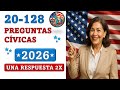 Examen de Ciudadanía EE.UU - Solamente 20 Preguntas