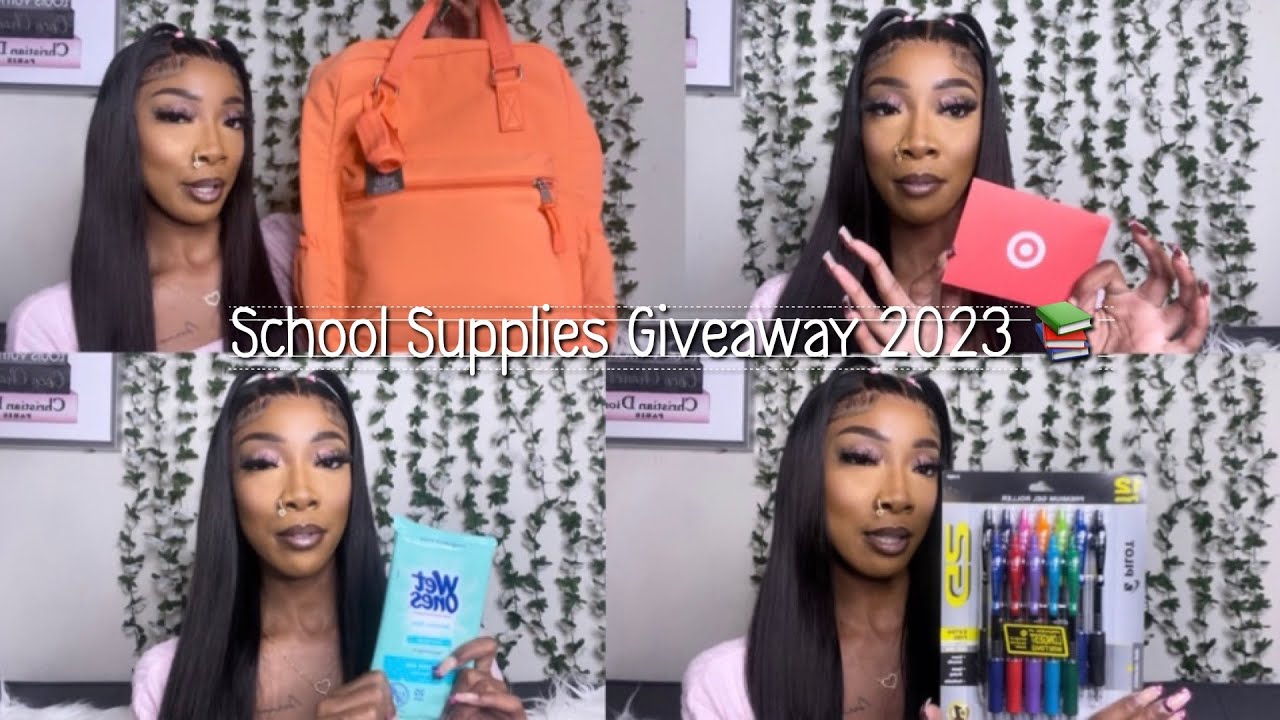 {CLOSED} Back to School Supplies + Giftcard GIVEAWAY 2023 📚| ImaniAmour