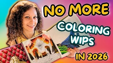 120+ Coloring WIPs | 36 to Finish in 2026 | Adult Coloring