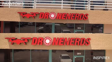 DJI INSPIRE1 4k VS DJI PHANTOM 3 4k Video Comparison