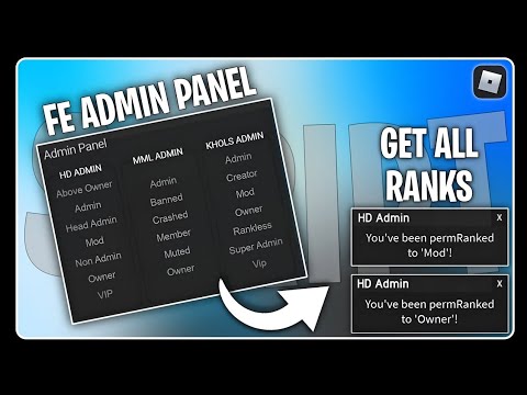 Get HD ADMIN RANK In Roblox Game [ KICK/BAN ] | Roblox Working OP Script ! [ Backdoor Scripts ]