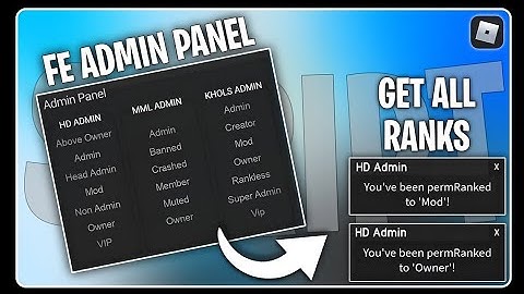 Get HD ADMIN RANK In Roblox Game [ KICK/BAN ] | Roblox Working OP Script ! [ Backdoor Scripts ]