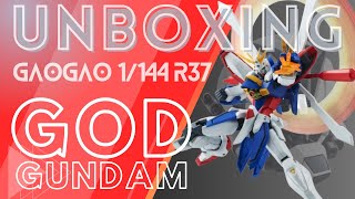 UNBOXING | GAOGAO R37 | RG GOD GUNDAM #gunpla #gundam #modelkit