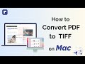 How to Convert PDF to TIFF on Mac | Wondershare PDFelement 8