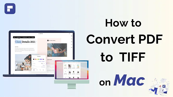 How to Convert PDF to TIFF on Mac | Wondershare PDFelement 8