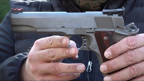 Cover Image for Colt Gold Cup Trophy Stainless 1911 (Not Recommended)