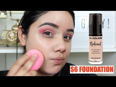 NEW LA COLORS RADIANT FOUNDATION | REVIEW & DEMO