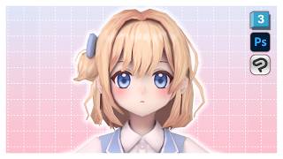Stylized & Hand-Painted Turntable (Alice)