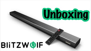 Blitzwolf Bw-Sdb1 60W 36-Inch Smart Soundbar Unboxing
