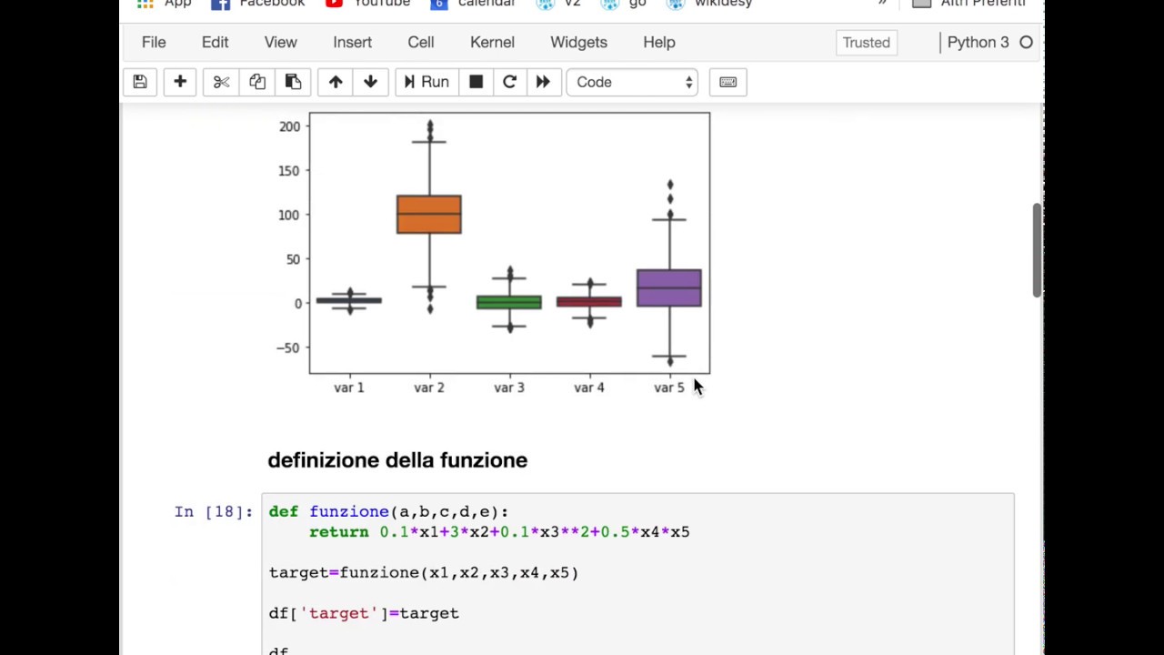 Machine Learning in Python. 1 - Regressione Lineare - YouTube