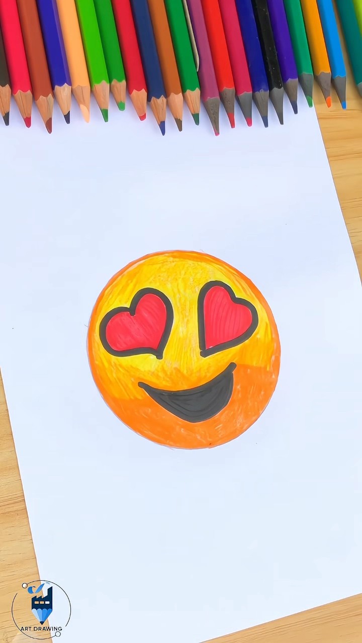 How to Draw the Happy Face Emoji – So Easy and Fun - YouTube