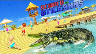 Angry Crocodile Simulator Crocodile Attack GamePlay 60 FPS screenshot 3