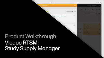 Viedoc RTSM - Study Supply Manager