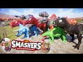 Zuru smashers dino island battle ramble and skin showcase