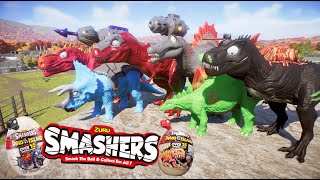 Zuru SMASHERS Dino Island Battle Ramble and Skin Showcase