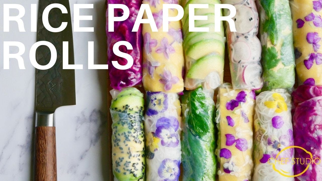 Wollamssam (Korean style Vietnamese rice paper rolls) 월남쌈