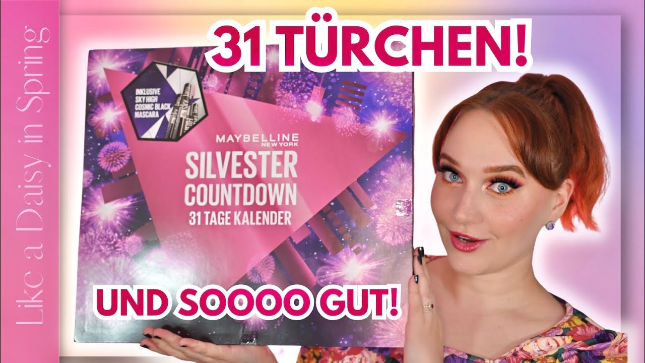 Maybelline Adventskalender 2023 Unboxing | 31 TÜRCHEN UND TOLLER INHALT 😍 | LikeADaisyInSpring