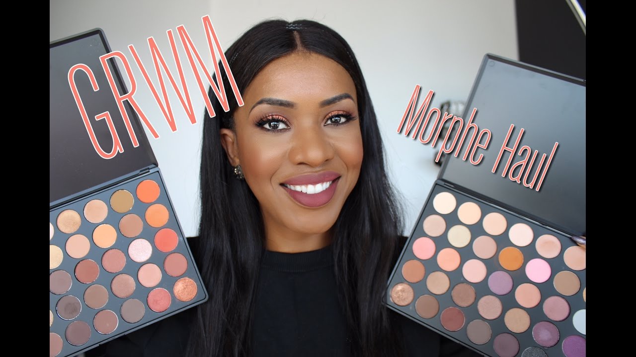 GRWM Morphe 350 and 35w Palettes