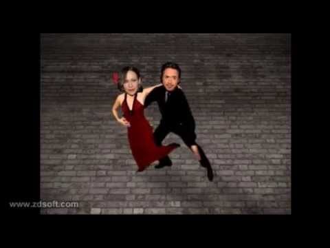 Vera Farmiga and robert downey jr dancing