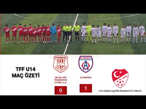 TFF U14 LİGİ PENDİKSPOR 0 - 1 ALTINORDU